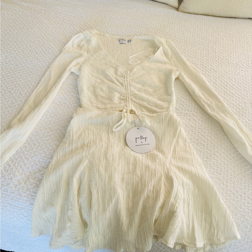 Julius Off White Textured Dress